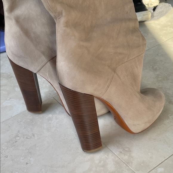 Brian Atwood Shoes - Brian Atwoood tall platform heeled boots size 8